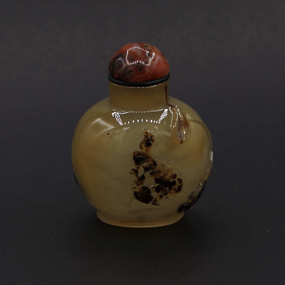 3039-清代古玉鼻烟壶Qing precious jade - Jade Art Auction - Antique 